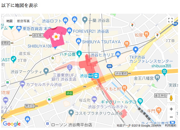google maps apiでマーカー表示